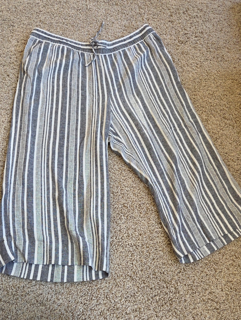 Banana Republic Wide Leg Crop Trousers Size XL